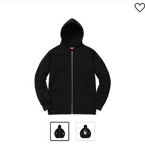 Men's Supreme Hellraiser Pinhead Zip Up Hooded Sweatshirt (SS18) Black XL